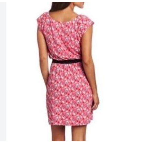 Lilly Pulitzer Laney Mini Dress in Novelty Kissy Lipstick Pink Print - Picture 2 of 8